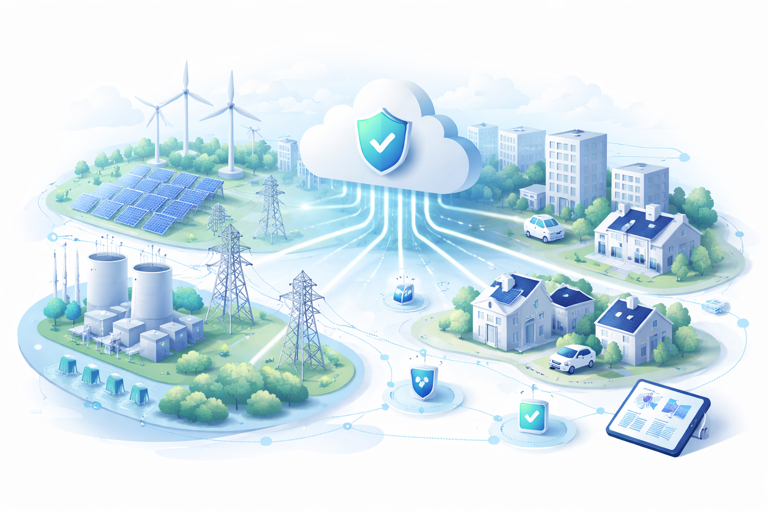 Smart Grid Architecture Illustration
